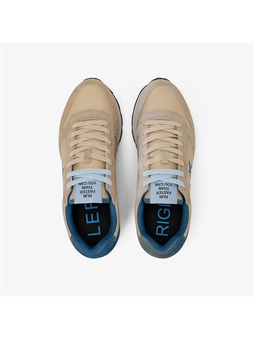 Sneaker Tom Multicolor in nylon e suede beige SUN 68 | BZ36106/16